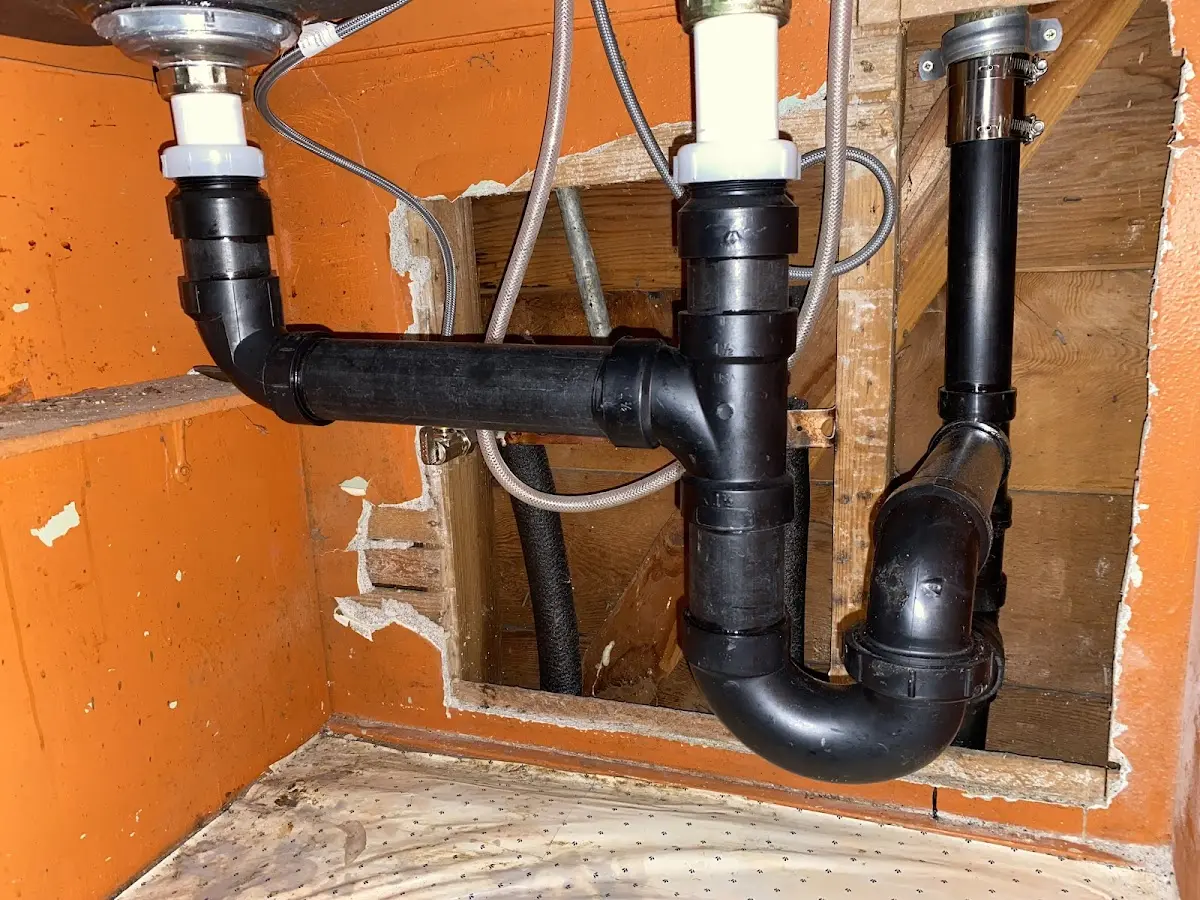 Professional Repiping Services equipment and tools on the job in Telford